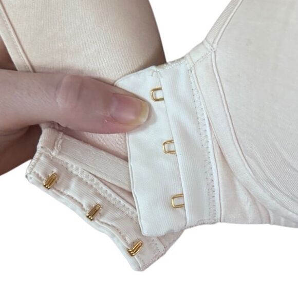 ThirdLove- Classic Wireless Front Closure Nursing Bra Light Pink, Size 36E - Picture 5 of 11